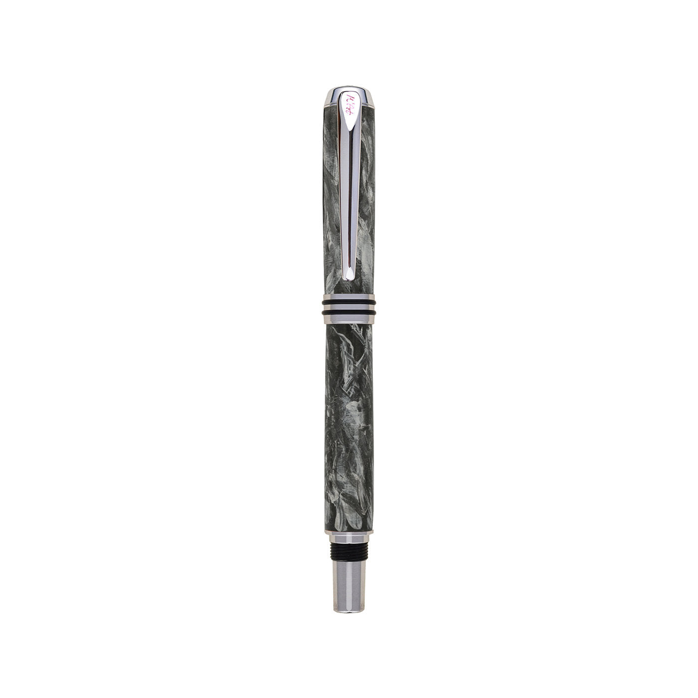 Antea Marbled Gray Fountain Pen in Olive Wood - Alternative view 1