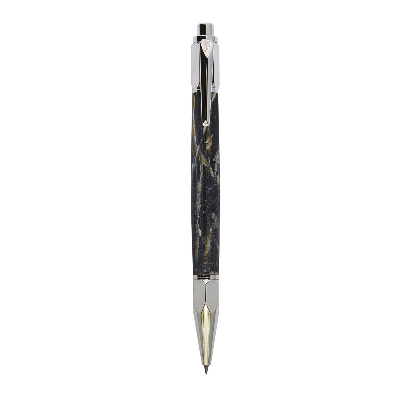 Artemisia Marbled Black Automatic Pencil in Olive Wood - Main view