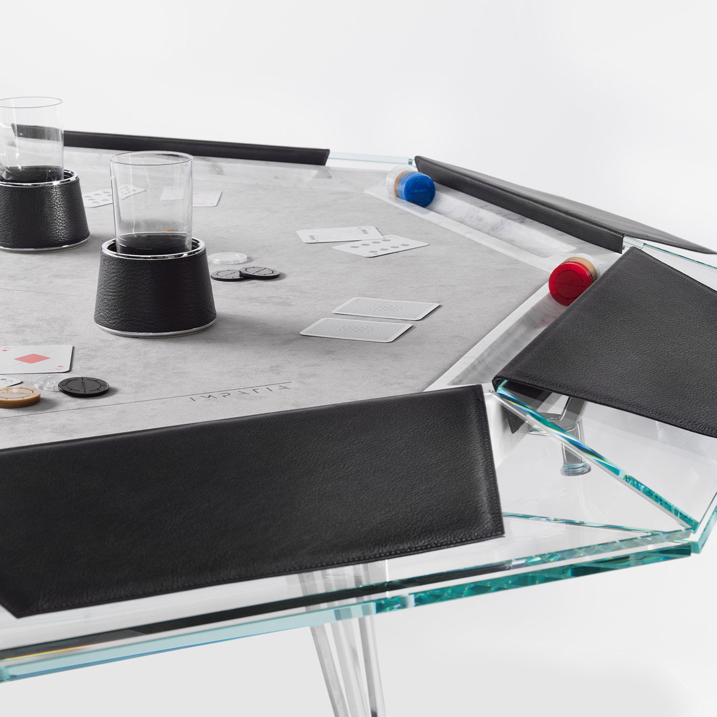 Unootto Marble Edition Ten-Player Poker Table - Alternative view 2
