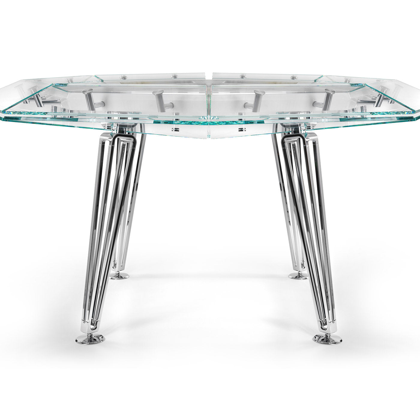 Unootto 8 Player Marble Edition White Poker Table - Alternative view 2
