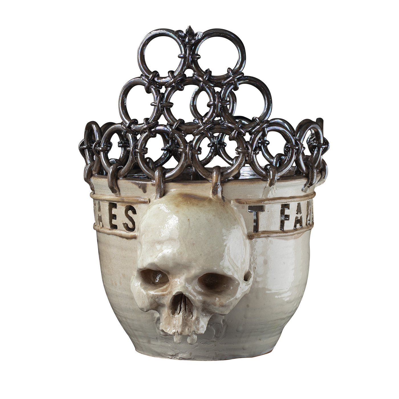 Acta Est Fabula Skull Vase - Main view