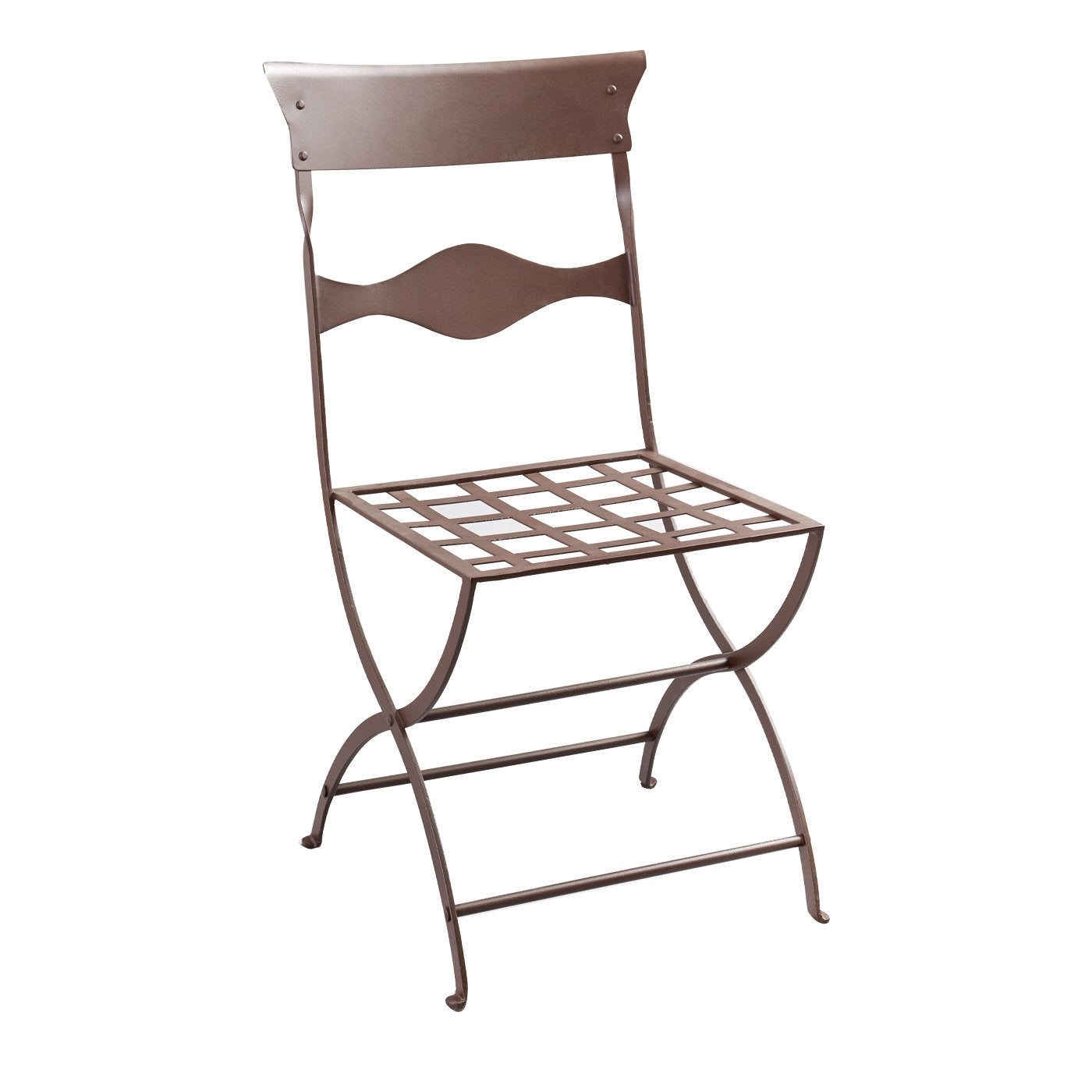 Due Lamiere Chair in Stainless Steel - Main view
