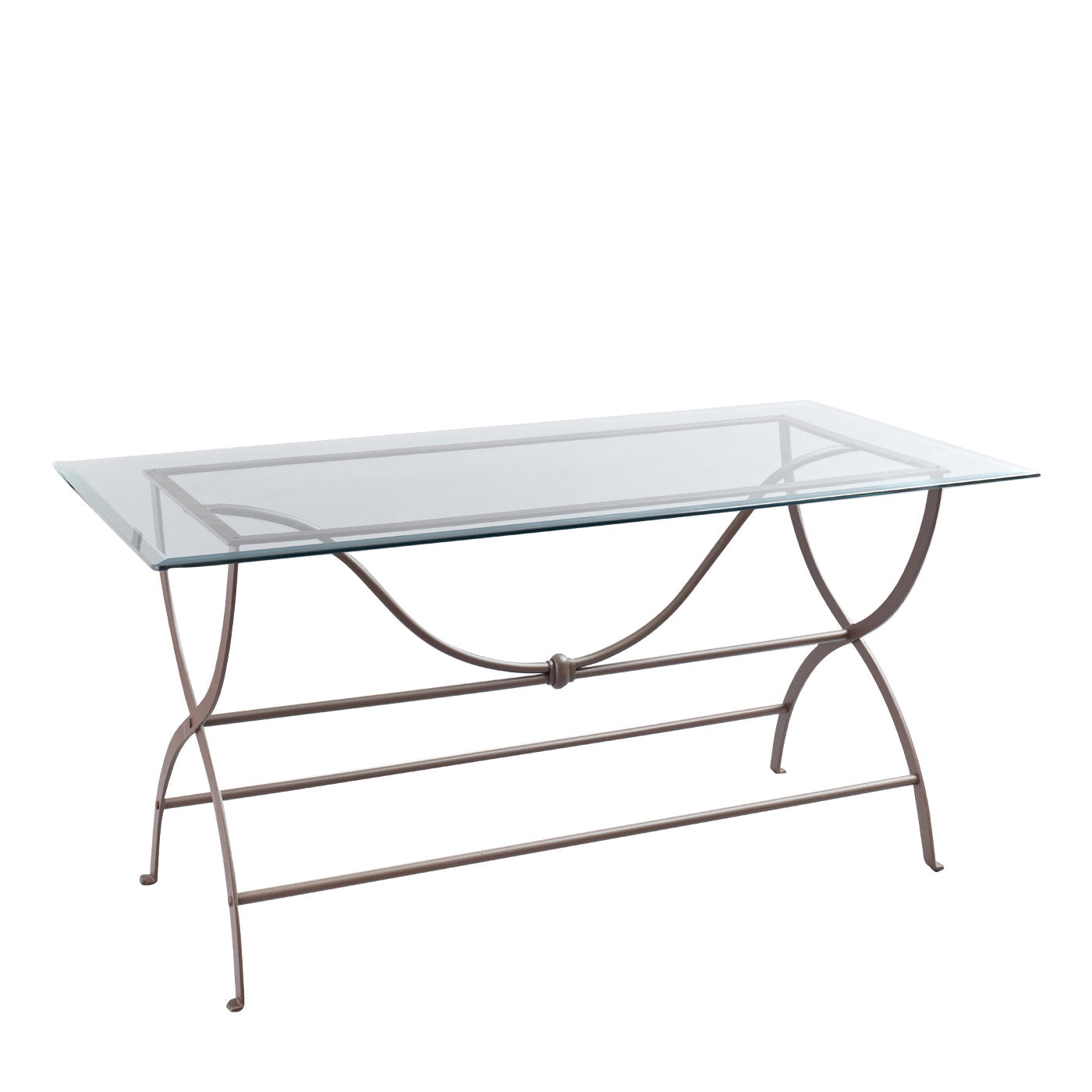 Due Lamiere Table in Stainless Steel - Main view
