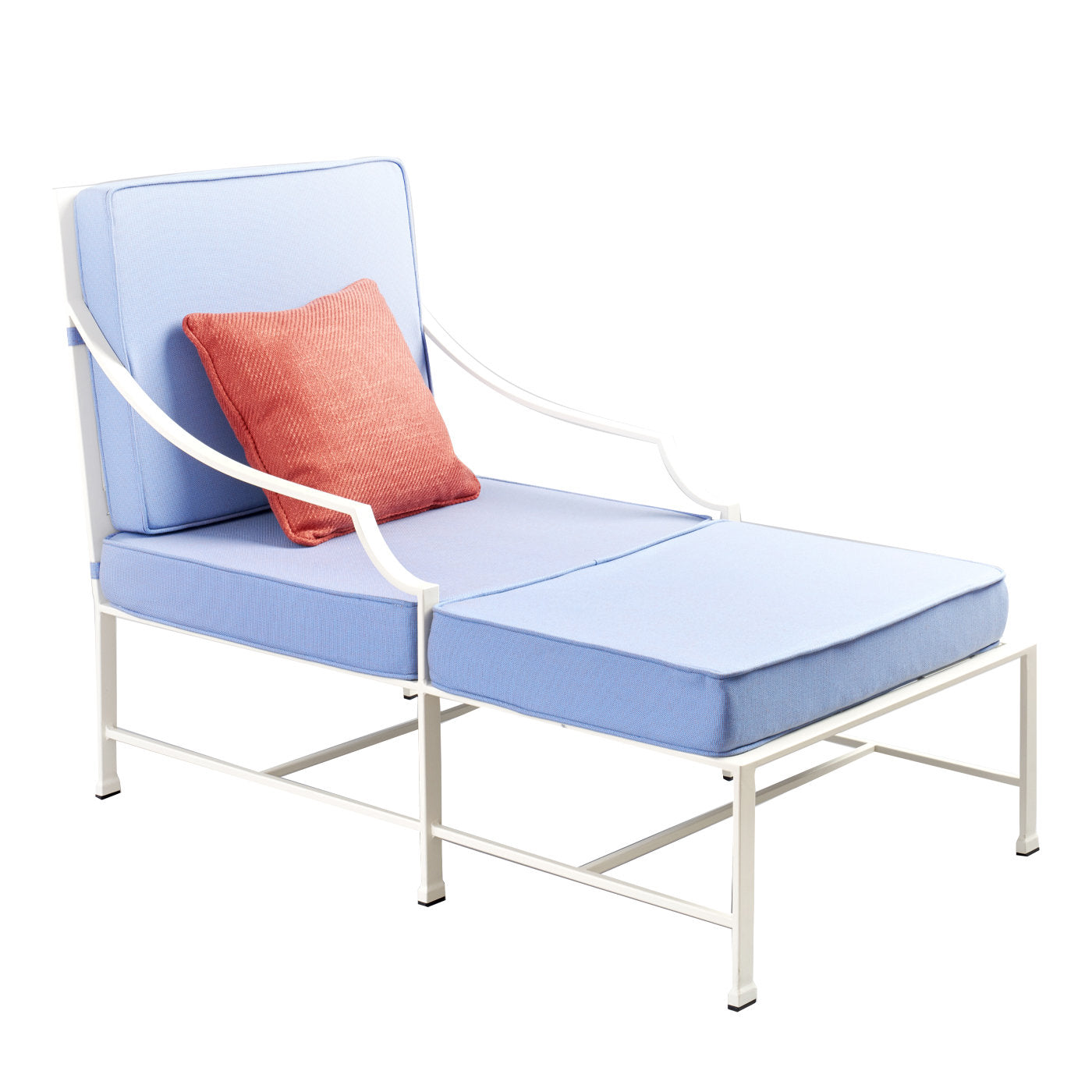 Perennial Chaise Lounge von Silvia Refaldi aus rostfreiem Stahl - Hauptansicht