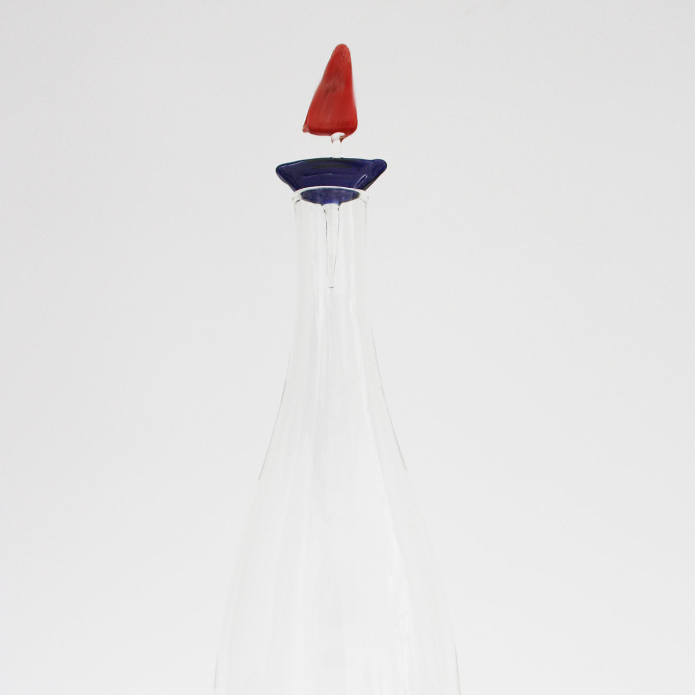 Sailboat Hand-blown Glass Bottle - Alternative view 1