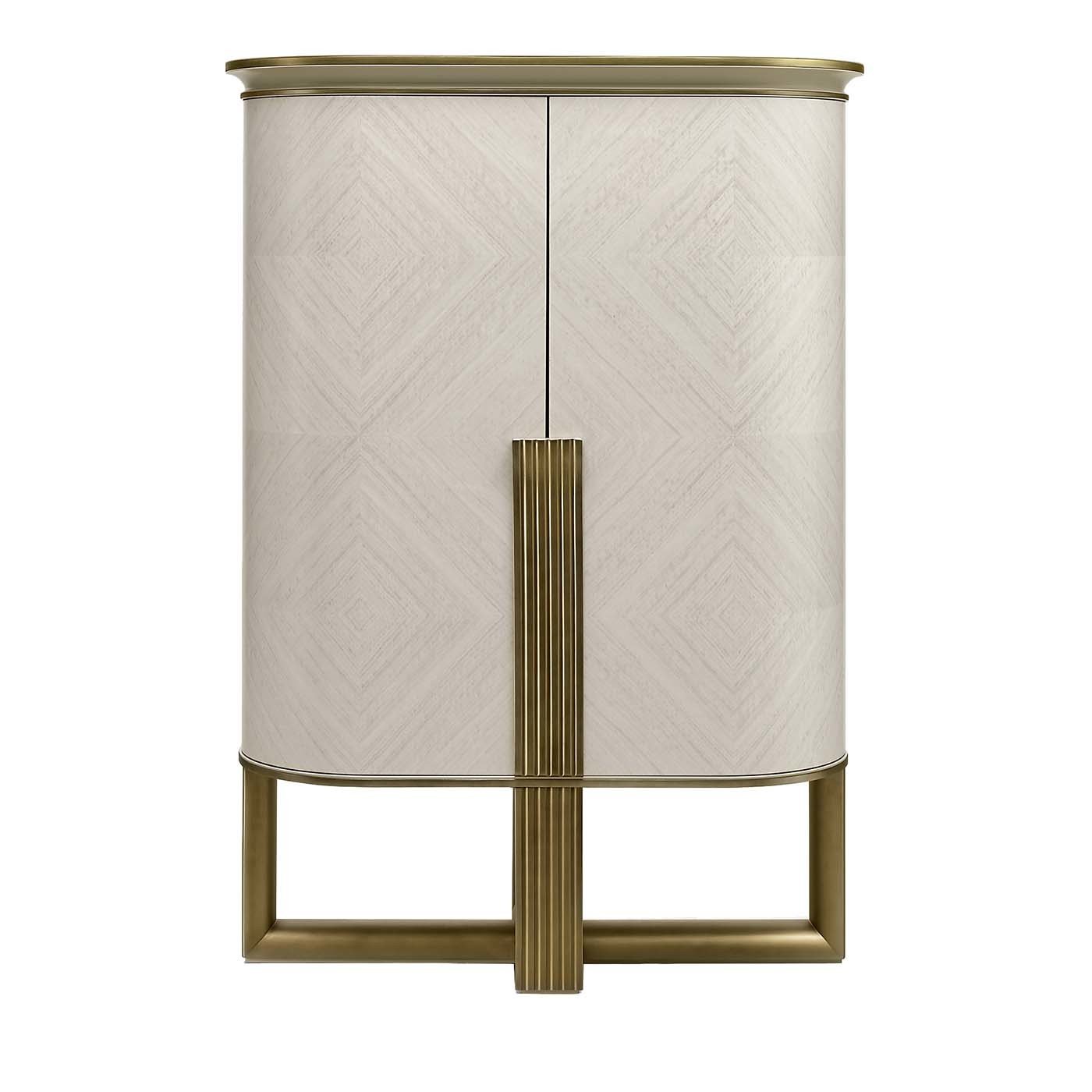 White and Gold Buffet Cabinet - Alternative view 1