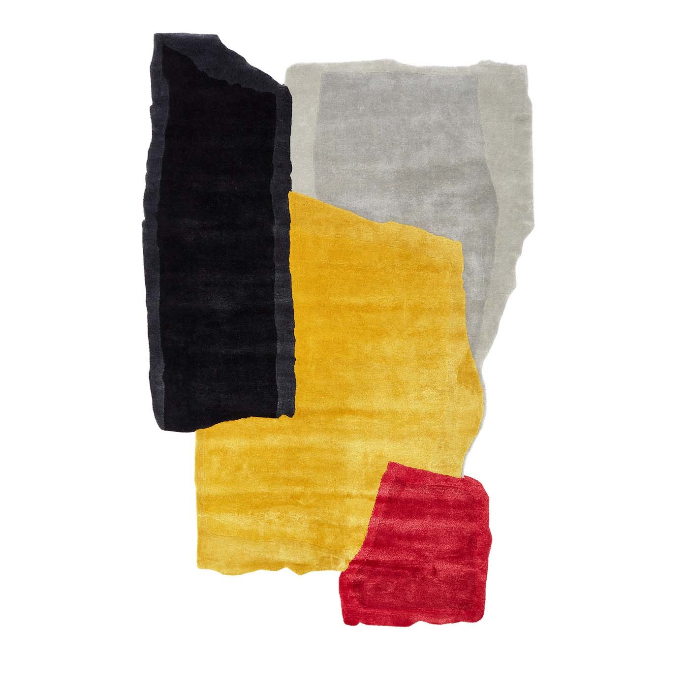 Alfombra de lana multicolor con efecto rasgado de Joost van Bleiswijk - Edición limitada - Vista principal