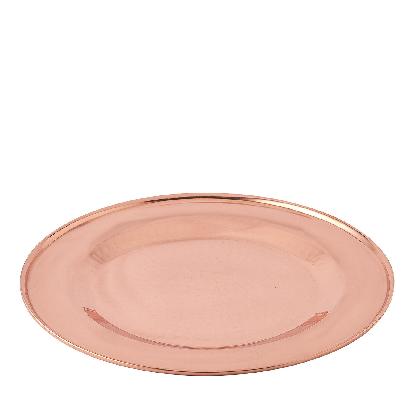 Polished Copper Charger Plate - Main view