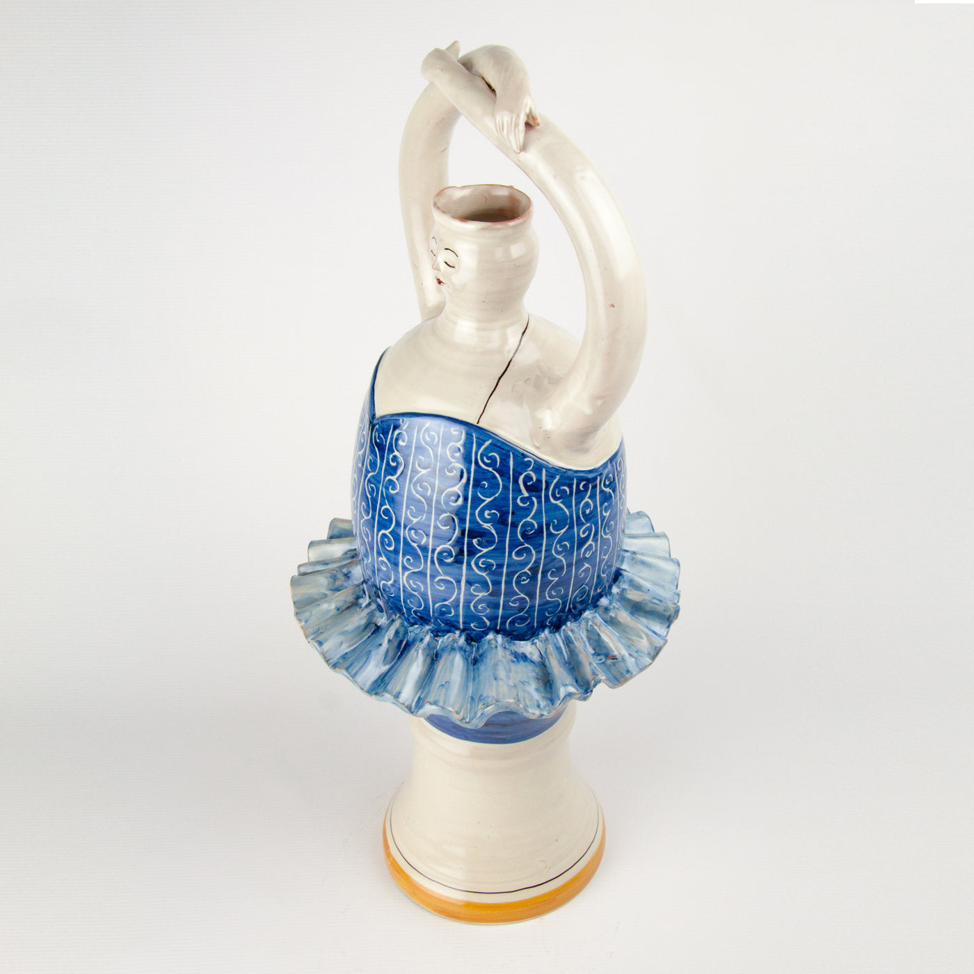 Ballerina Blue Ceramic Vase - Alternative view 2