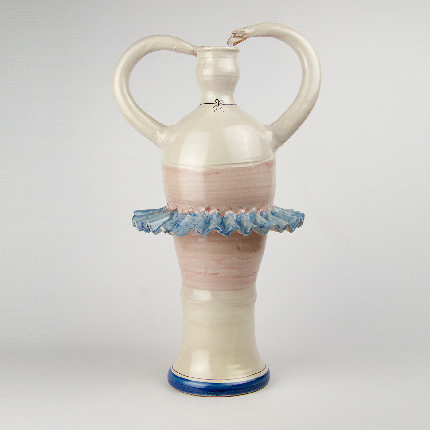 Ballerina Ivory Ceramic Vase - Alternative view 3