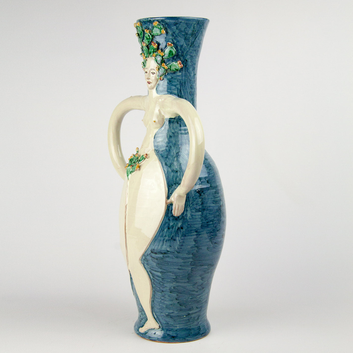 Mediterranean Nude Ceramic Vase - Alternative view 1