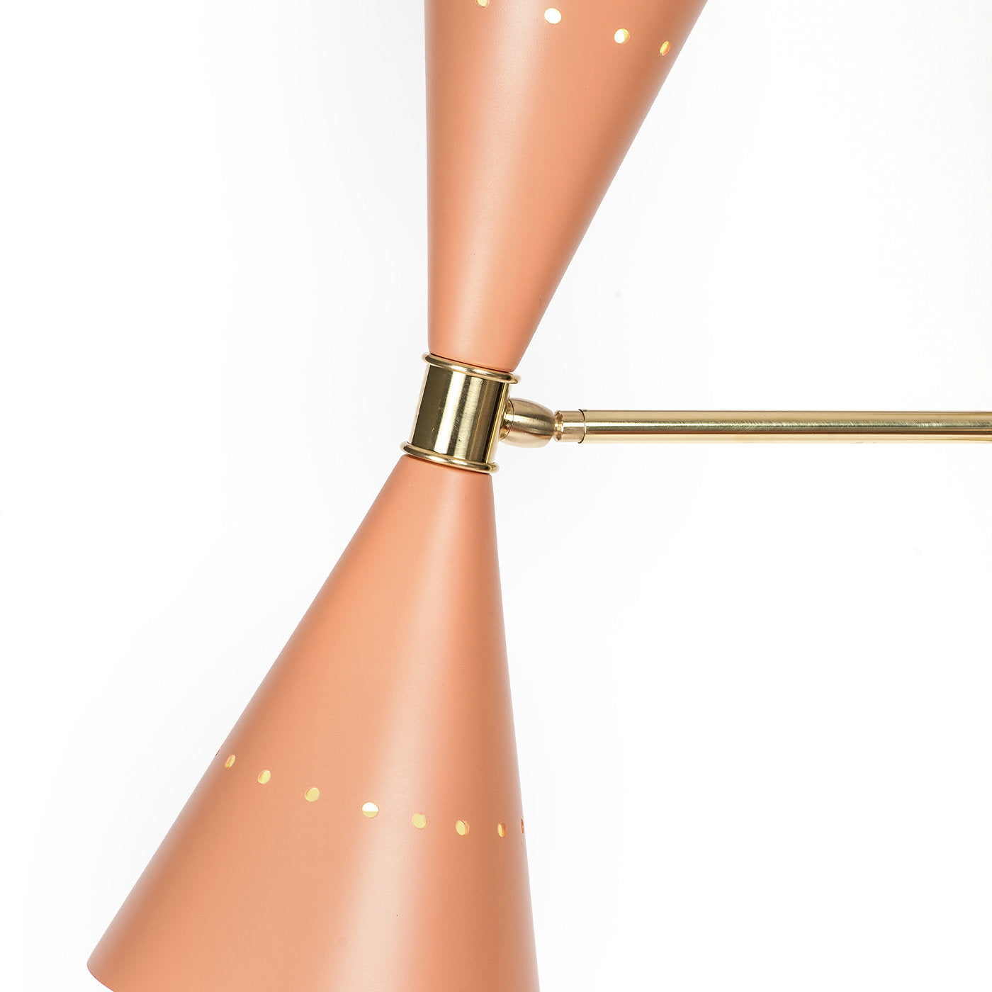 Two Cones Pink Floor Lamp - Alternative view 1