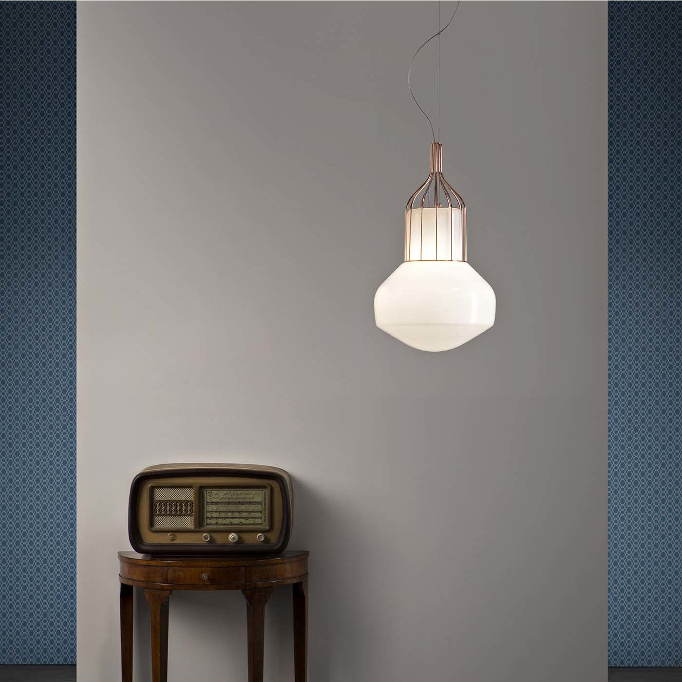 Aérostat Copper Pendant Lamp by Guillaume Delvigne - Alternative view 1