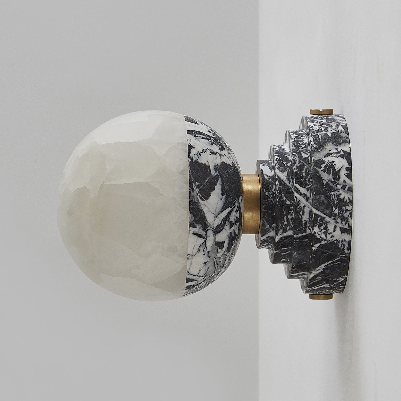 Lunar Sconce in Grand Antique Marble - Alternative view 1
