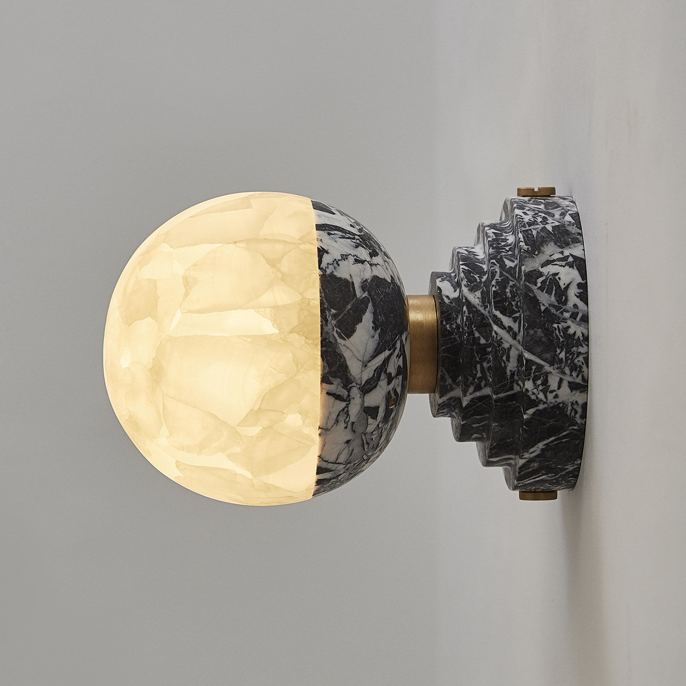 Lunar Sconce in Grand Antique Marble - Alternative view 2