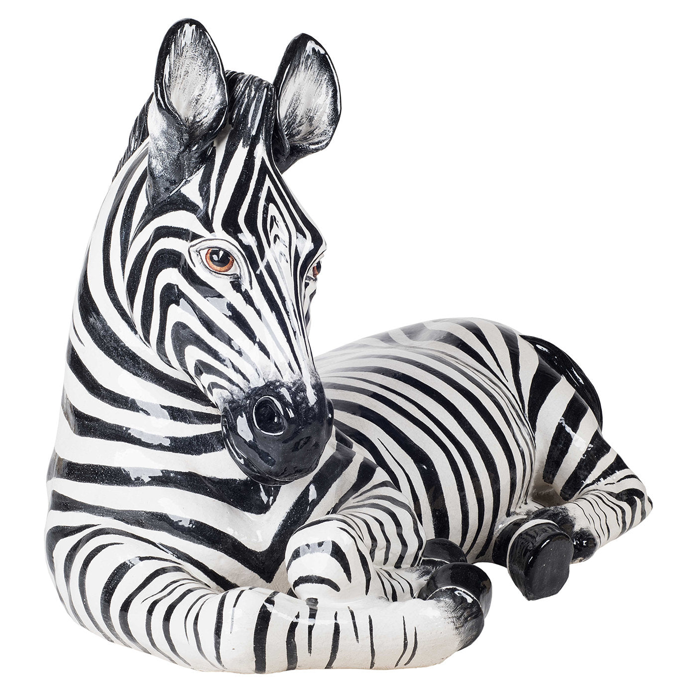 Statuetta Zebra in ceramica  - Vista alternativa 4