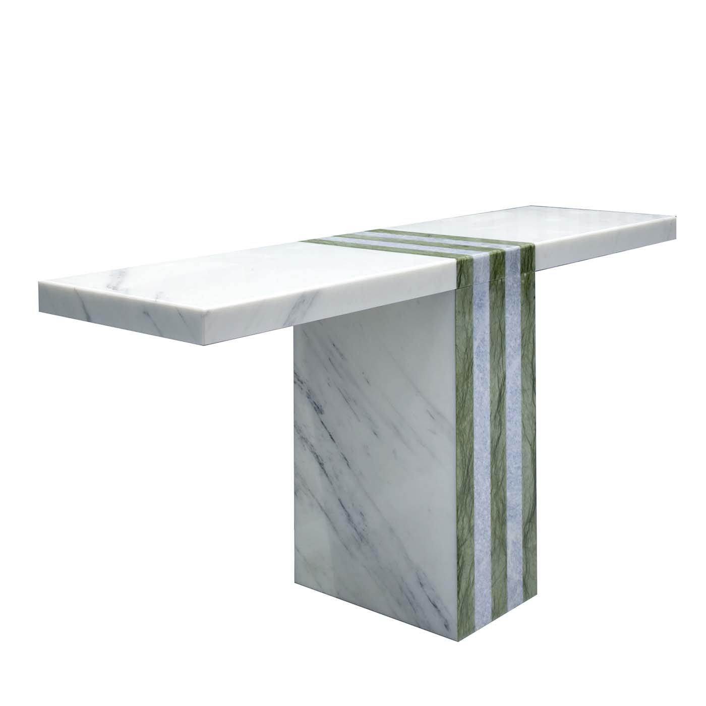 Game Console Table Green and White by Giorgio Soressi  - Alternative view 1