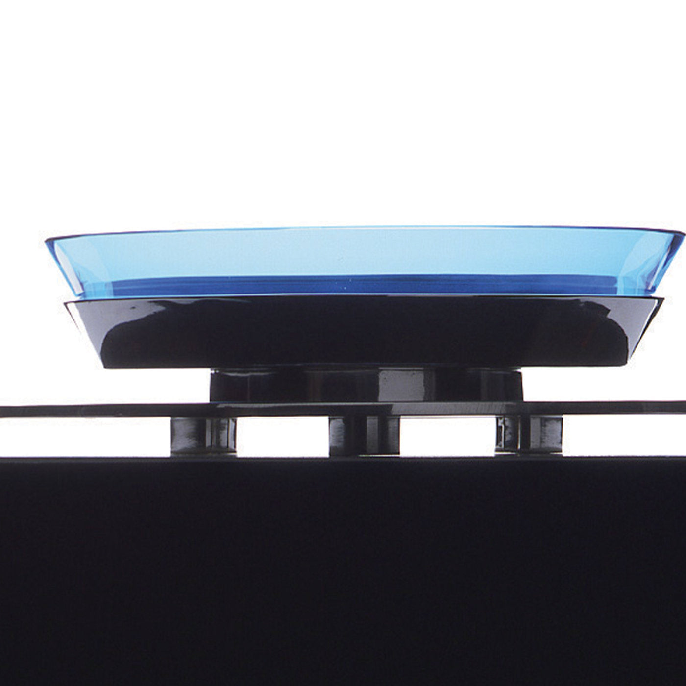 Centro de mesa redondo de edición limitada Aquamarine de Ettore Sottsass - Vista alternativa 2