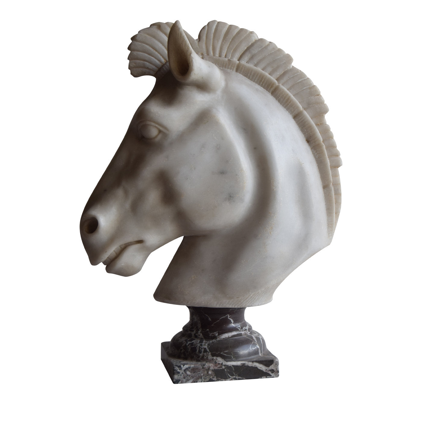 Pferdekopf-Skulptur - Hauptansicht
