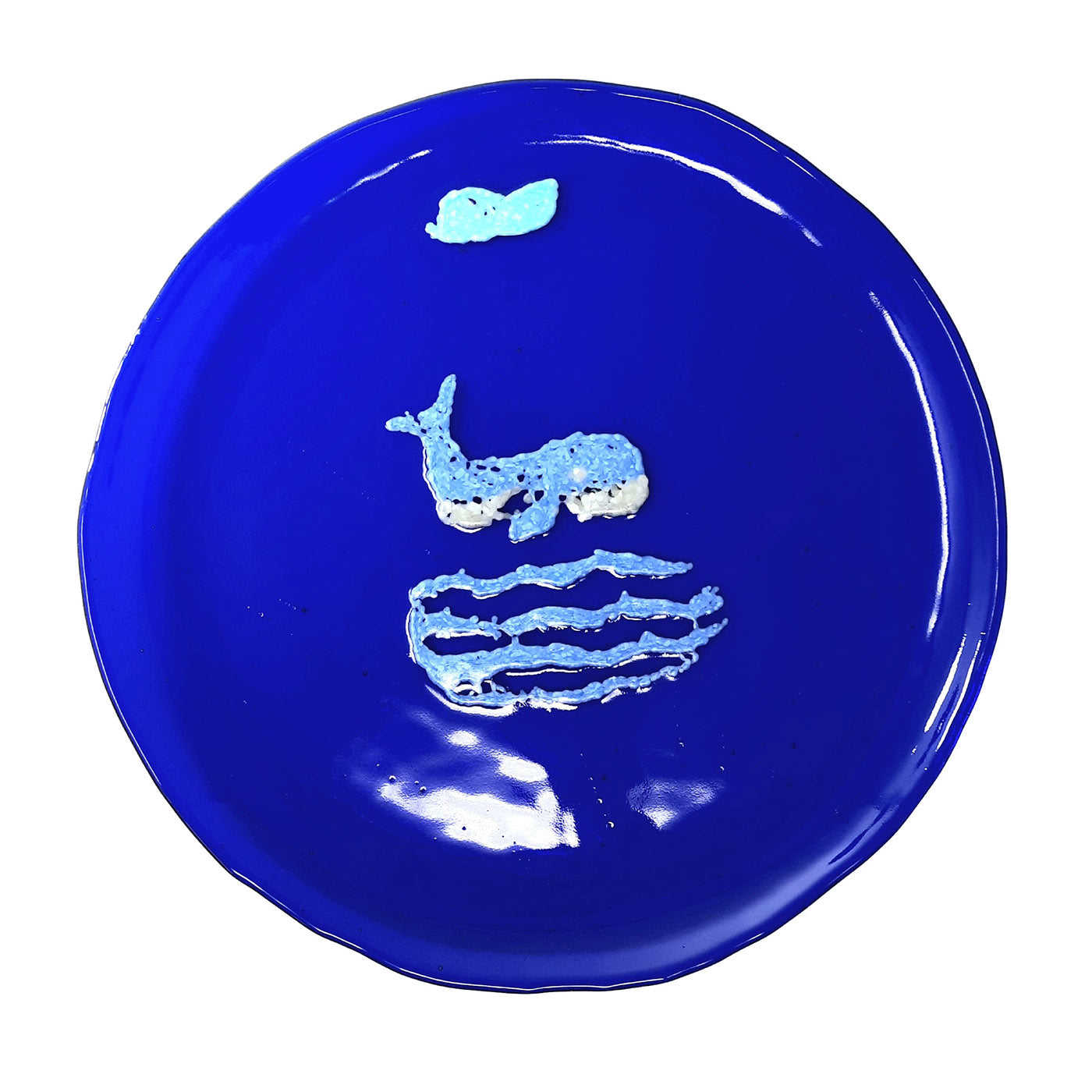 Cobalt glass plates sale