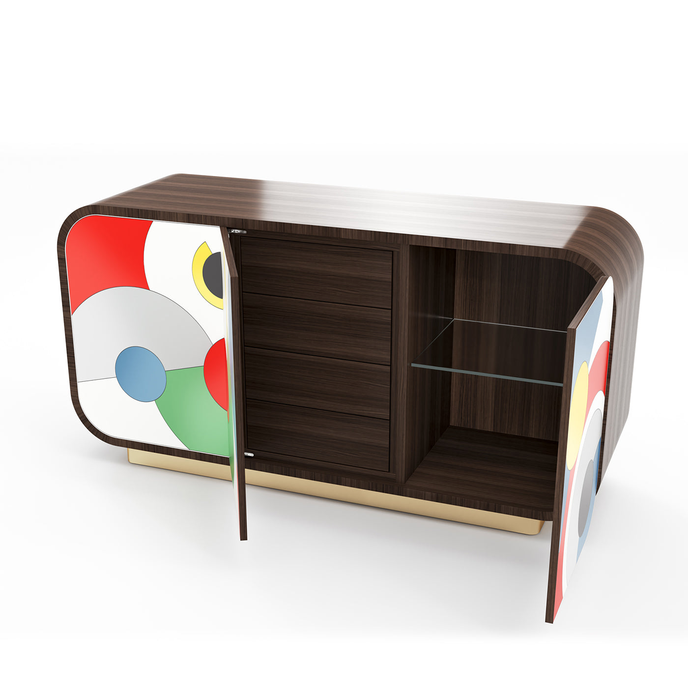 Sonia 3-door Eucalyptus Sideboard by Eric Da Costa - Alternative view 2