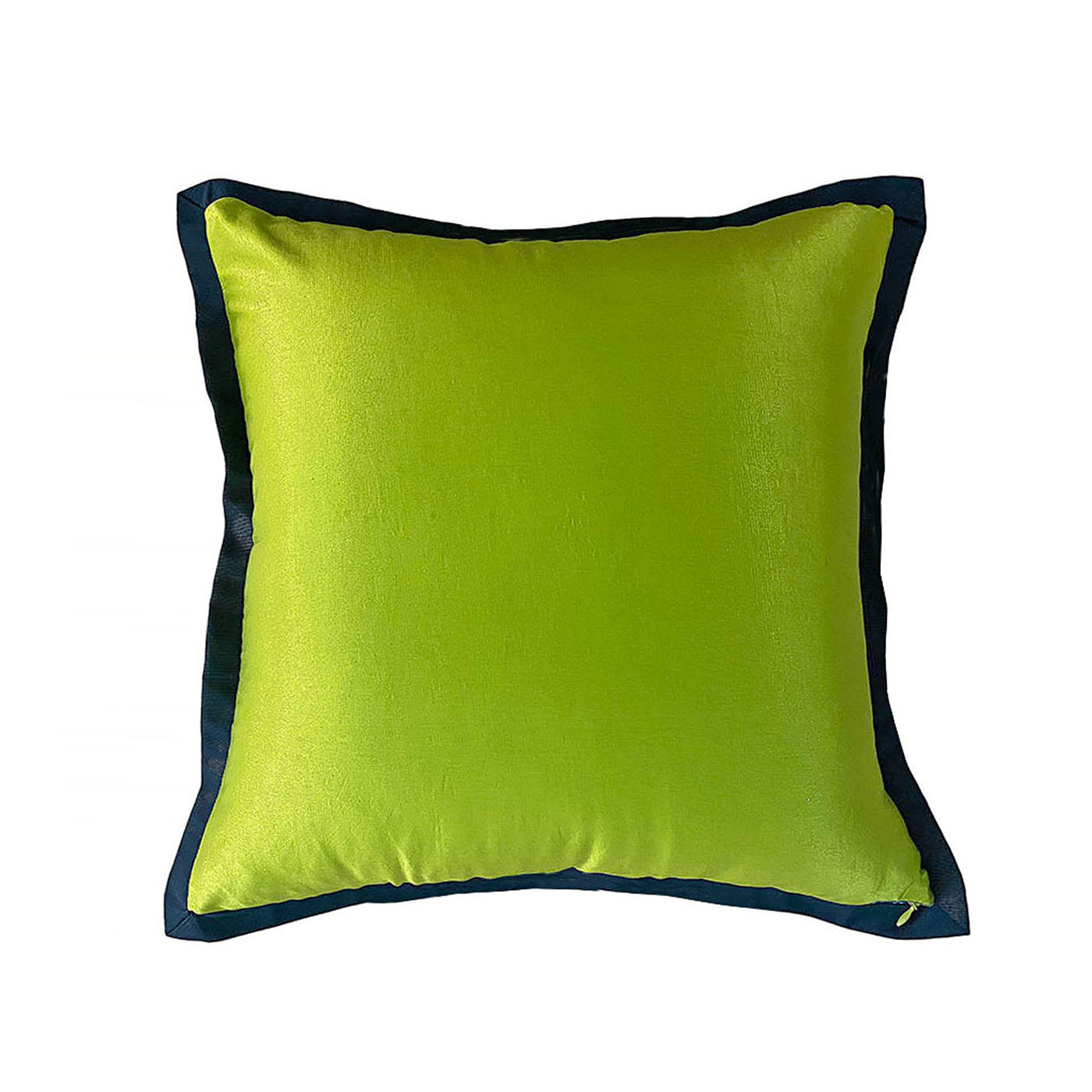 Blue Square Velvet Cushion - Alternative view 1