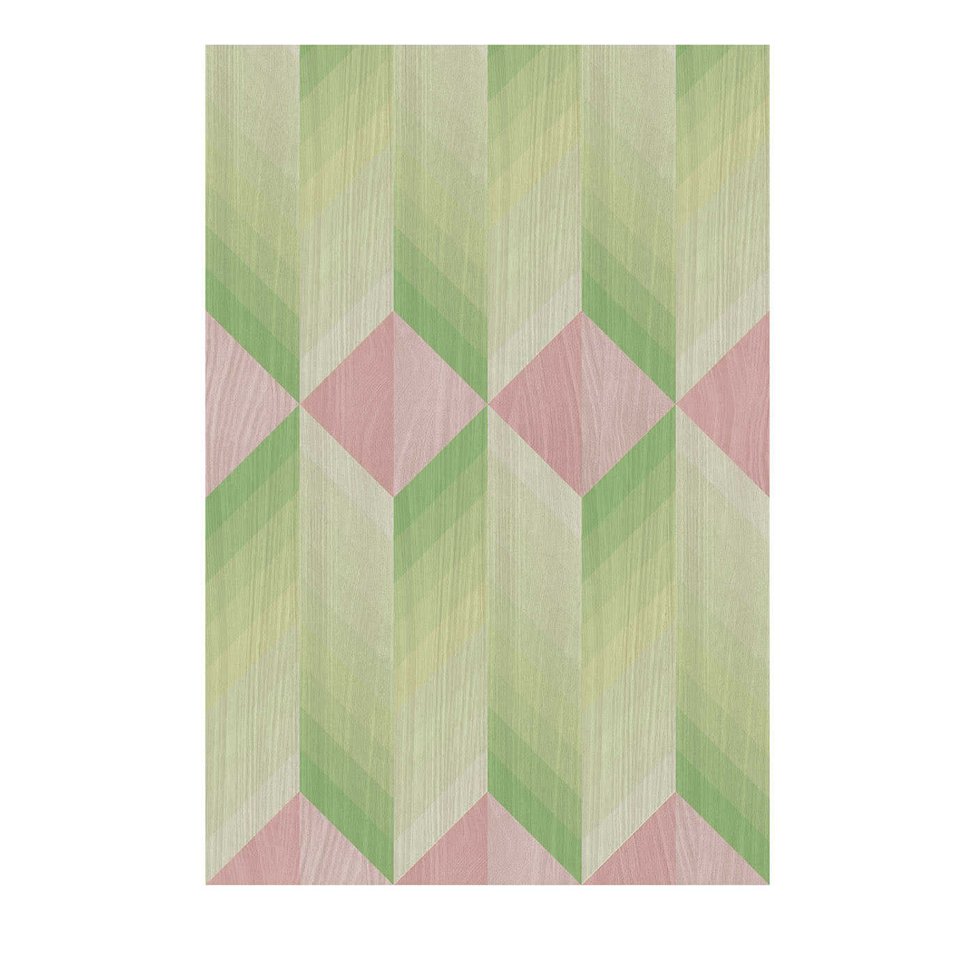 Geometry Triangles Green Wallpaper - Main view