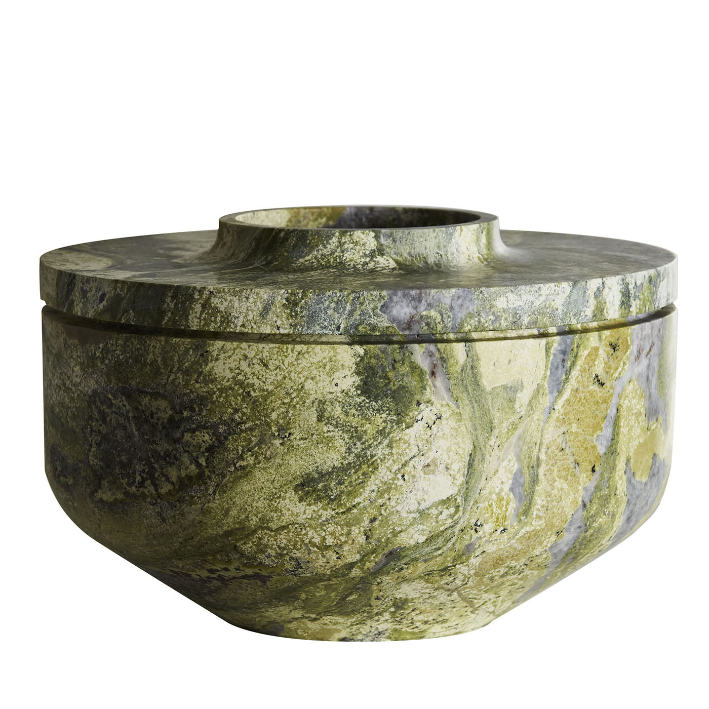 Vase moyen vert royal de Christophe Pillet - Vue principale