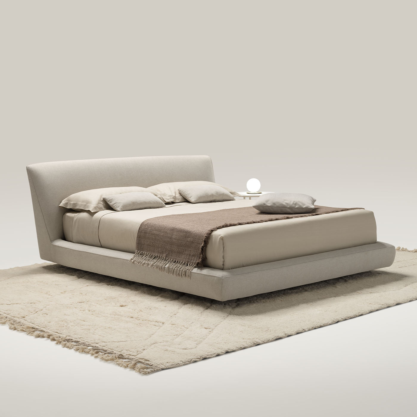 Athene Beige Fabric Bed - Alternative view 5