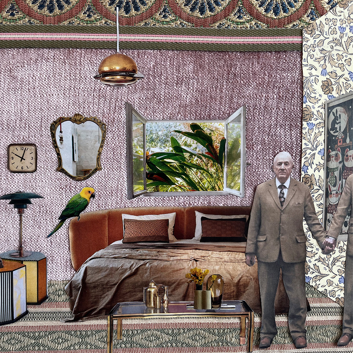 Gilbert & George Collage with Recycled Materials - Alternative view 2