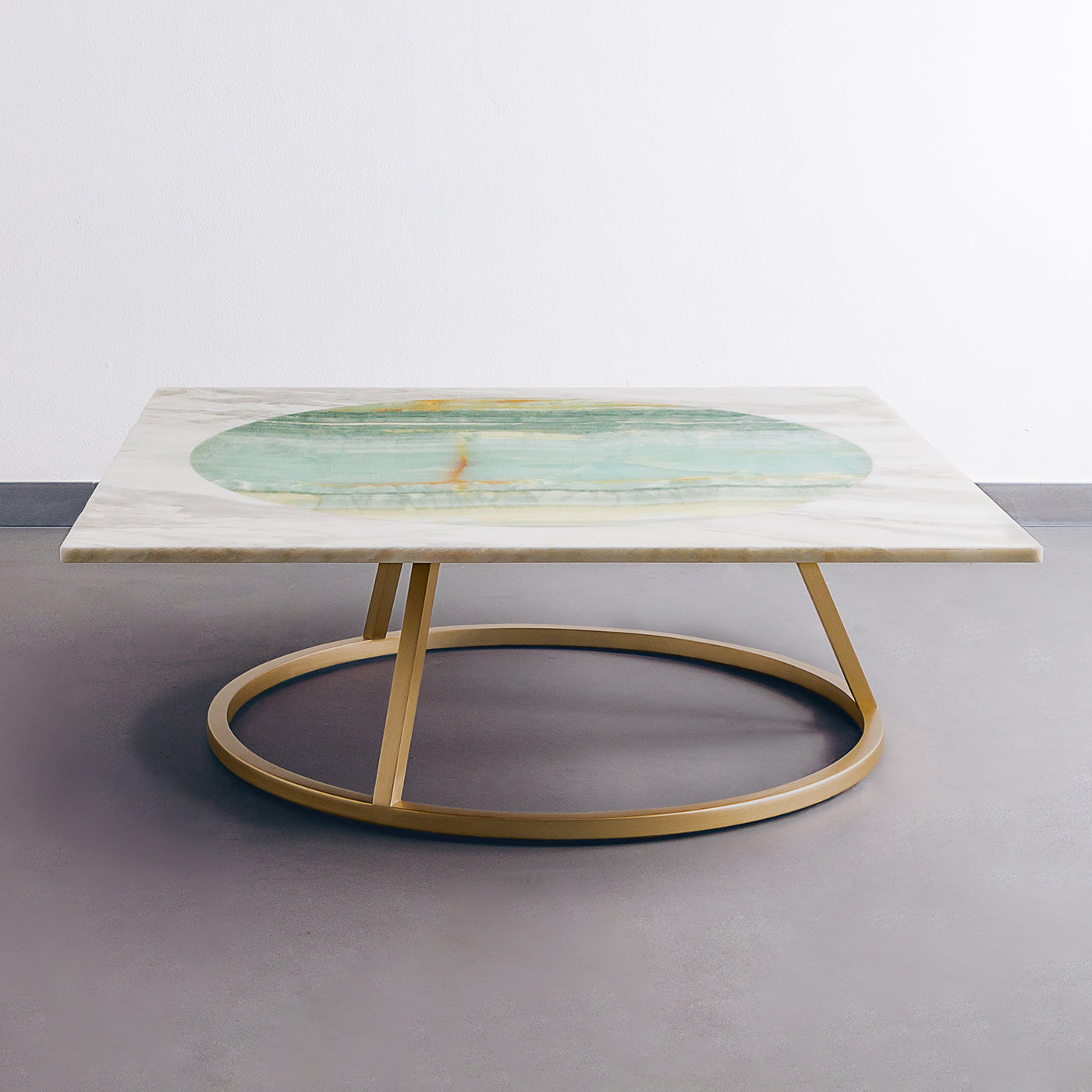 Table basse carrée polychrome Pantheon par Maarten De Ceulaer - Vue alternative 4