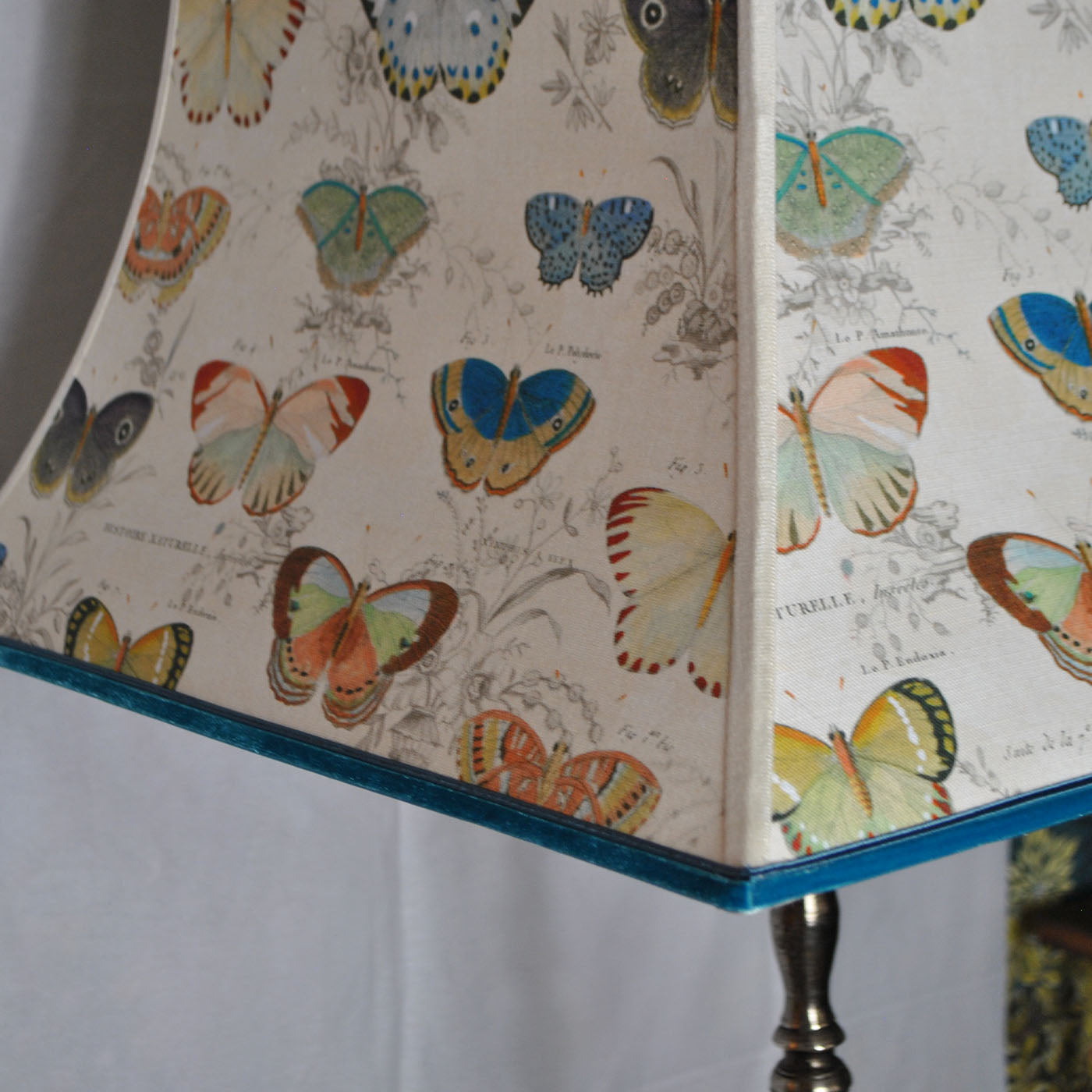 Butterflies Pagoda Metal Floor Lamp - Alternative view 2