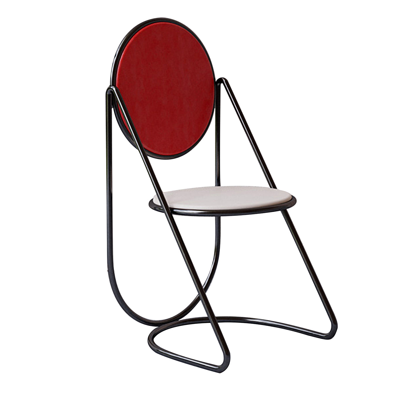 U-Disk Black/Red/Ivory Chair - Main view