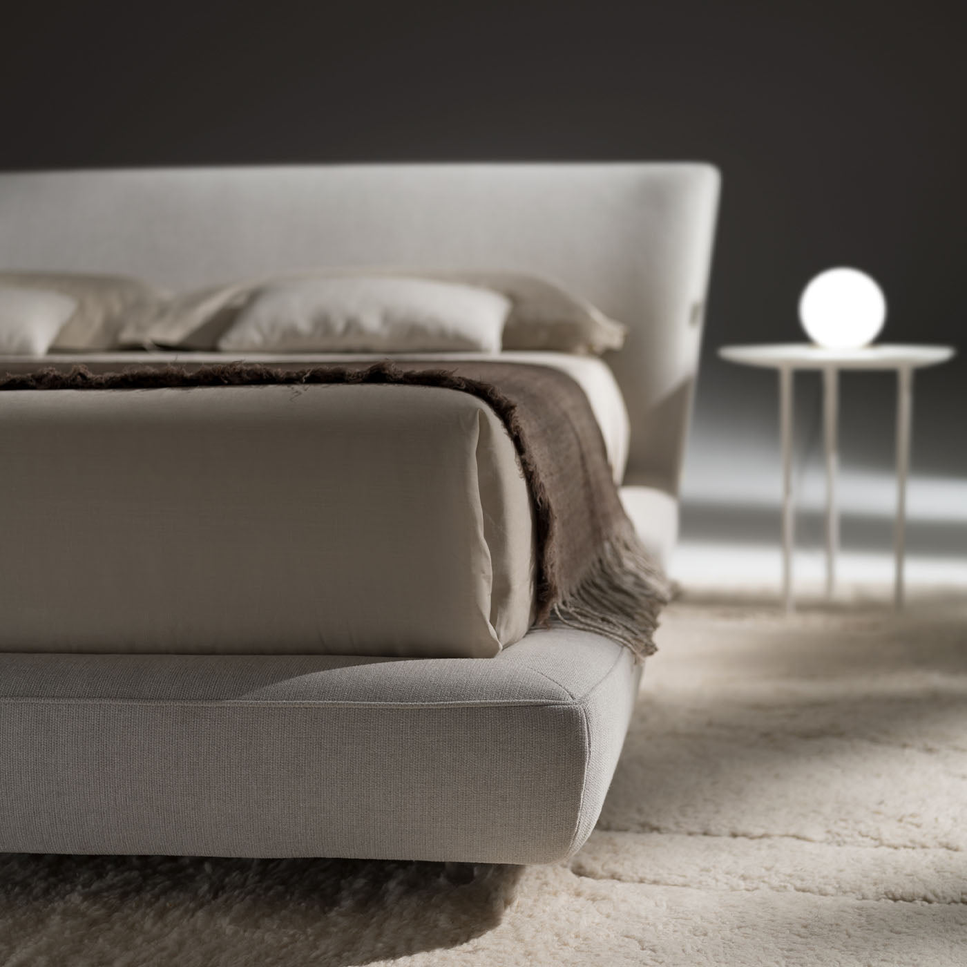 Cama de tela Athene Beige - Vista alternativa 2