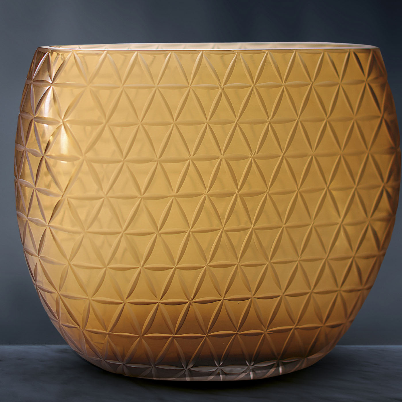 Honig Geometrische Vase aus Muranoglas  - Alternative Ansicht 2