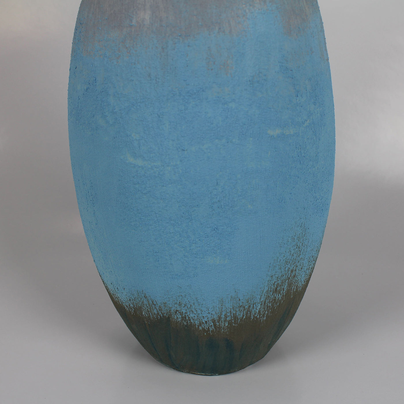 Vaso bulboso azzurro, grigio e verde 13 di Mascia Meccani - Vista alternativa 3