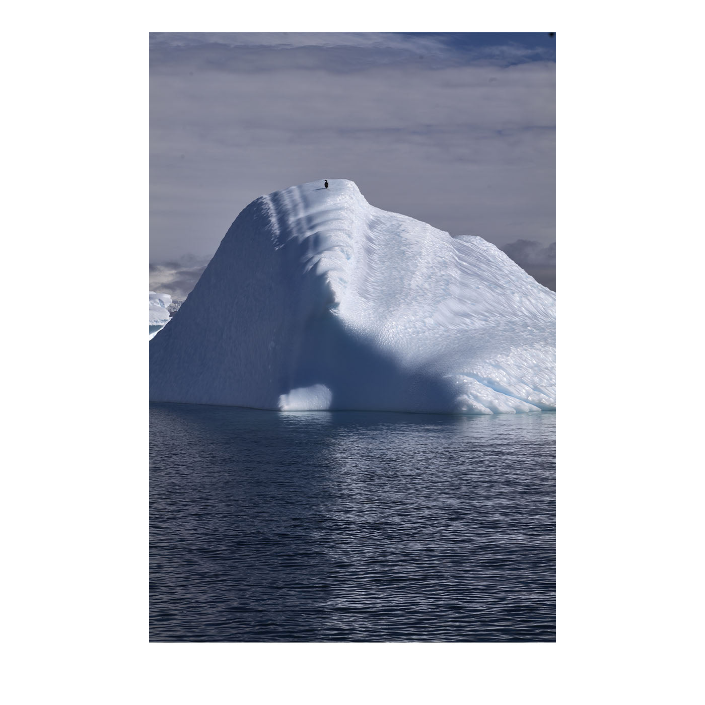 Iceberg d'après une photo de zodiac - Vue principale
