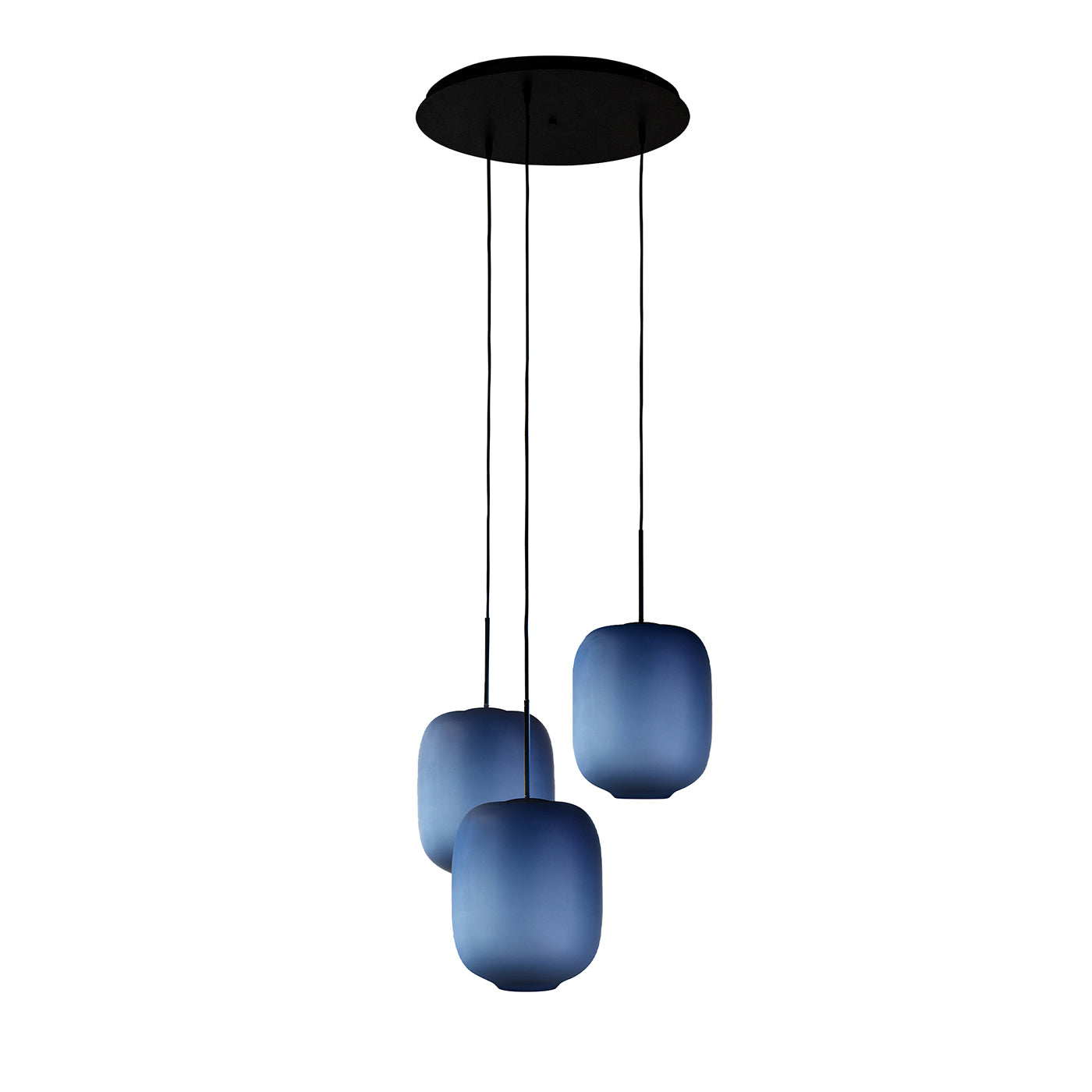 ARYA Lampe suspendue bleue #3 par Giulio Cappellini &amp; Antonio Facco - Vue principale