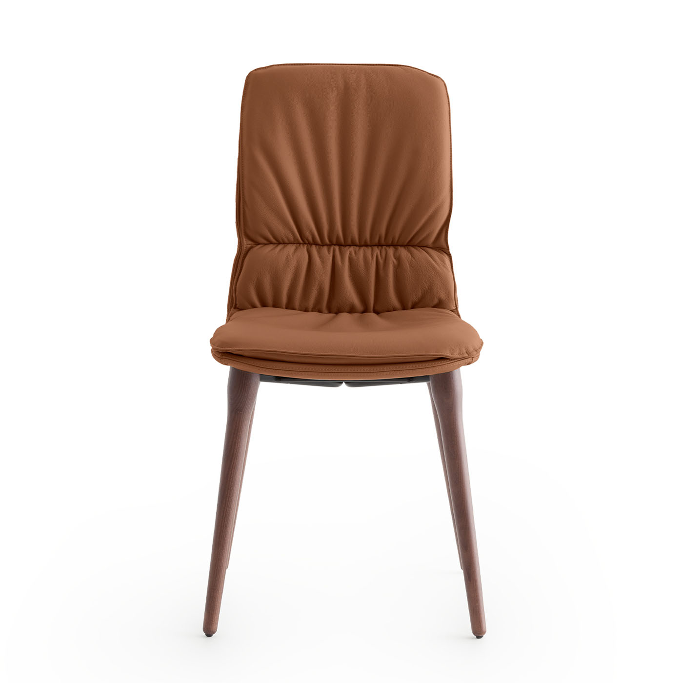 Coco Cognac-Toned Leather Chair - Alternative view 1