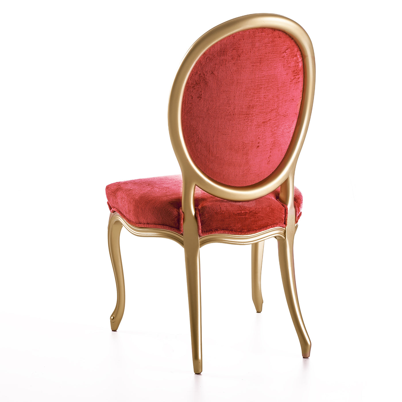 Victoria Regency Chair in Matte Gold Lacquered Beech - Alternative view 1