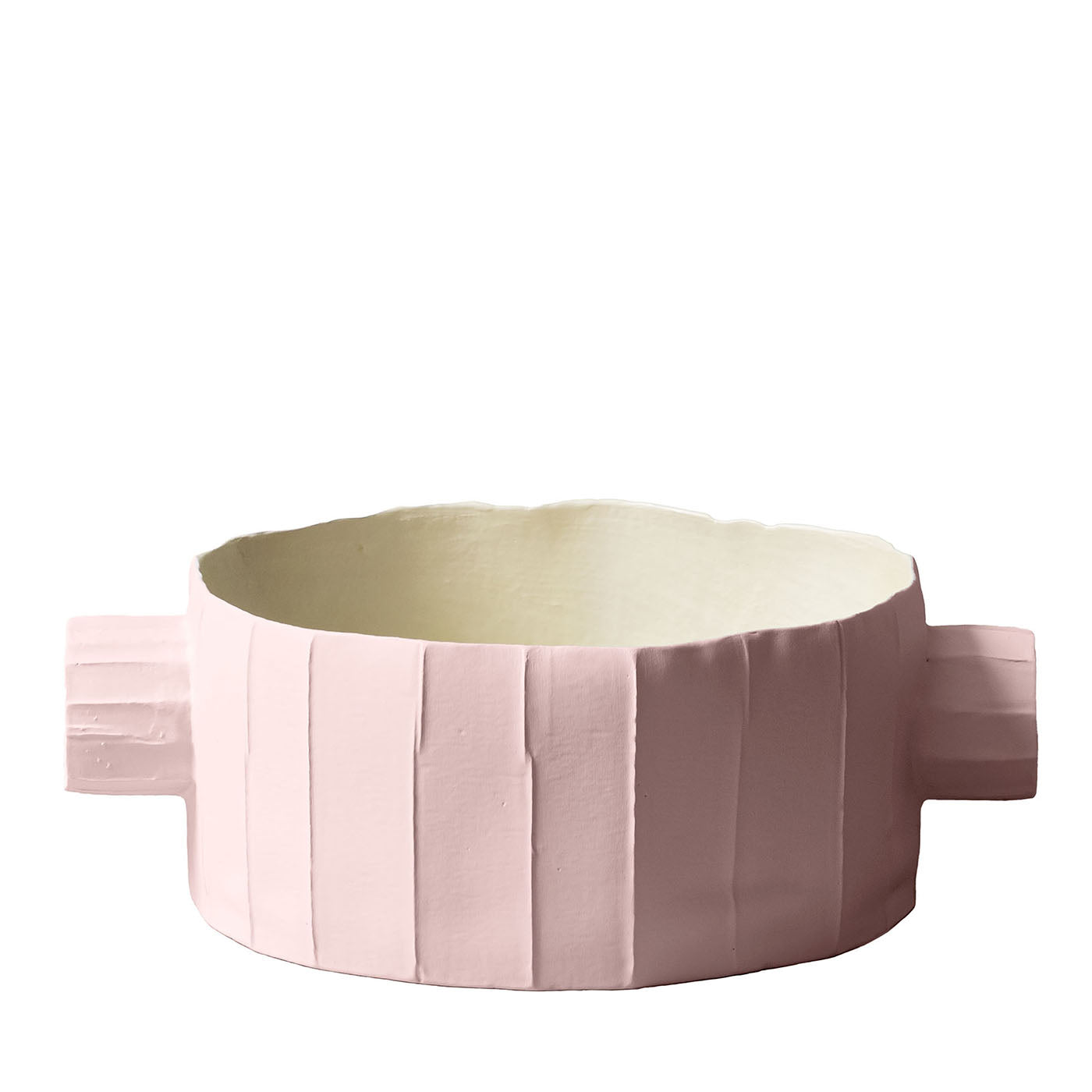 VasoPino Bis in ceramica rosa - Vista principale
