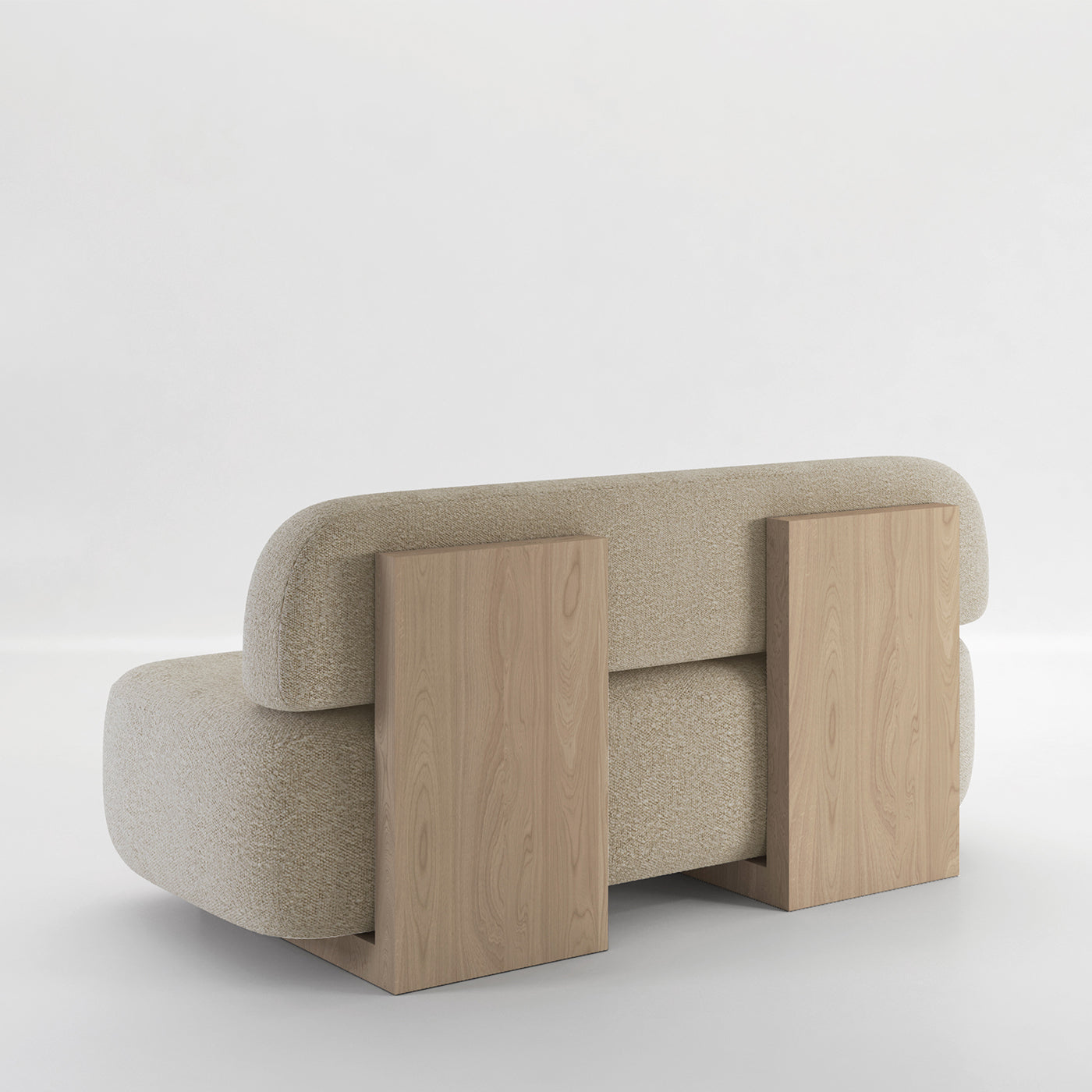 Yoshida Beige Bouclè Sofa - Alternative Ansicht 1