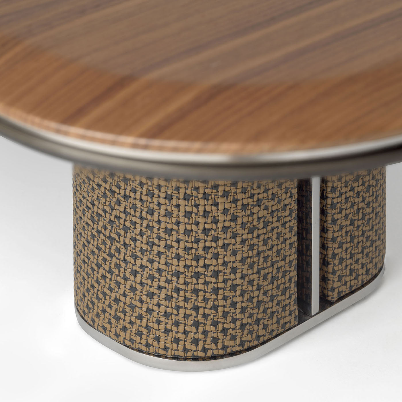 Bernie Walnut & Printed Leather Coffee Table by Pulina Exclusive Interiors - Alternative view 2