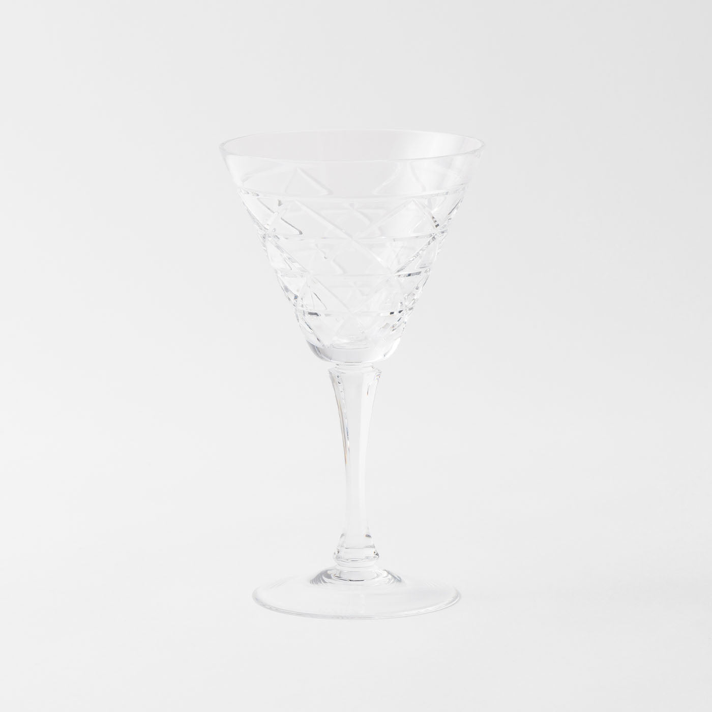 Triangles Crystal Red Wine Glass - Alternative view 2
