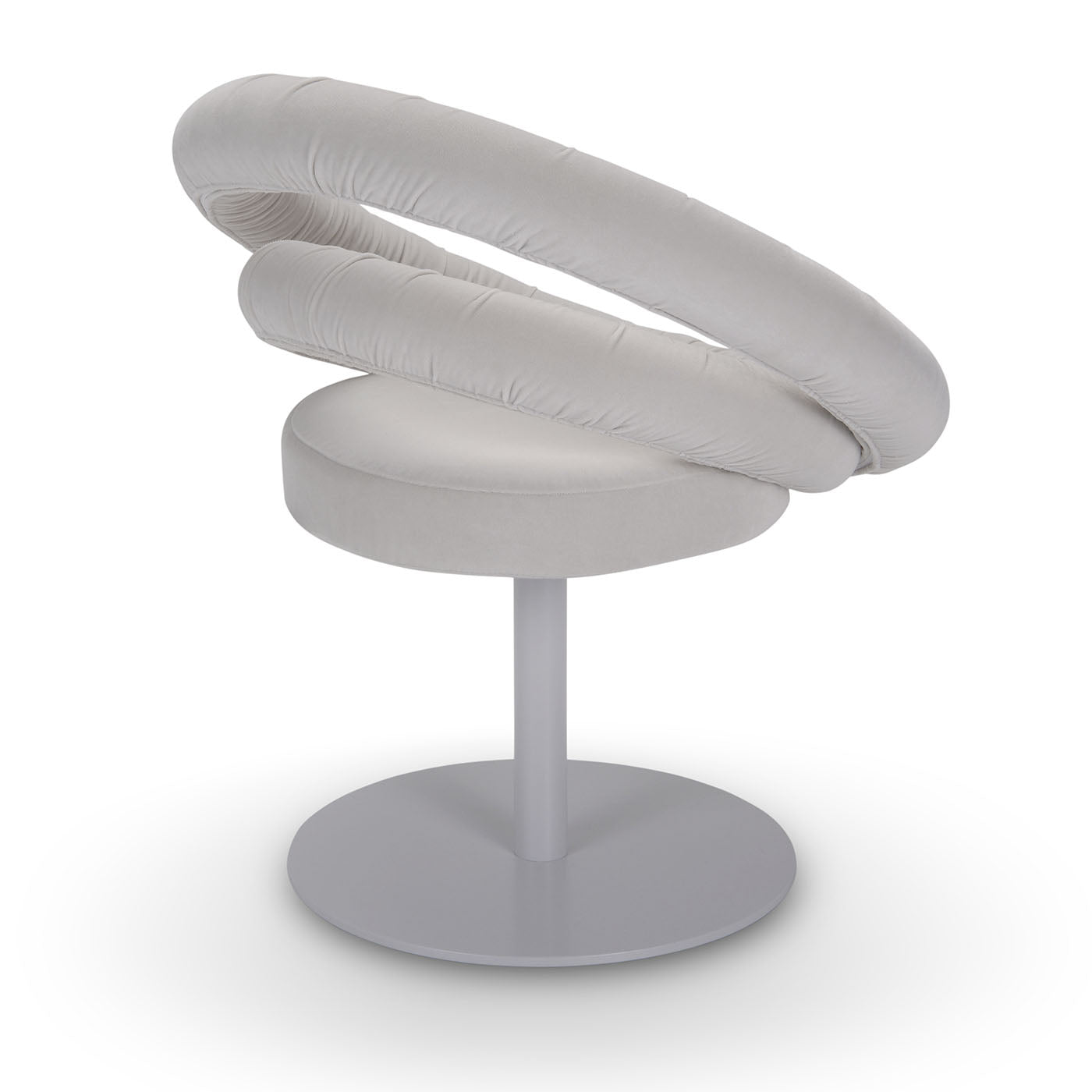 Circle Light-Grey Chair By Roberto Giacomucci &amp; Nicola Cerasa - Vue alternative 3