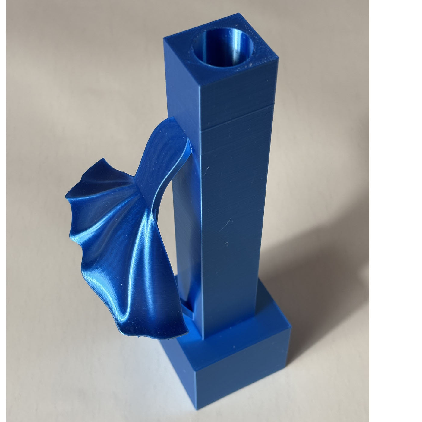 Set Of 2 Tin Soldiers Blue 3D Printed Candle Holders - Alternative view 2