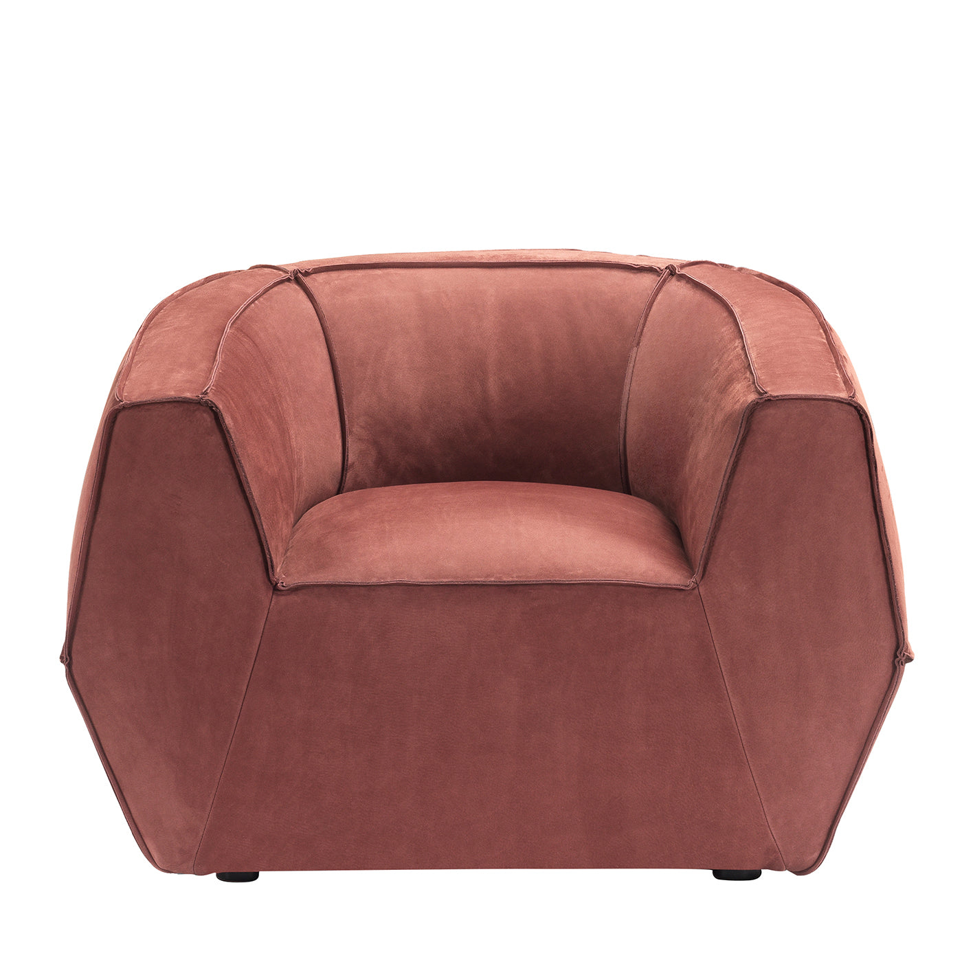 Infinito Red Armchair by Lorenza Bozzoli - Main view