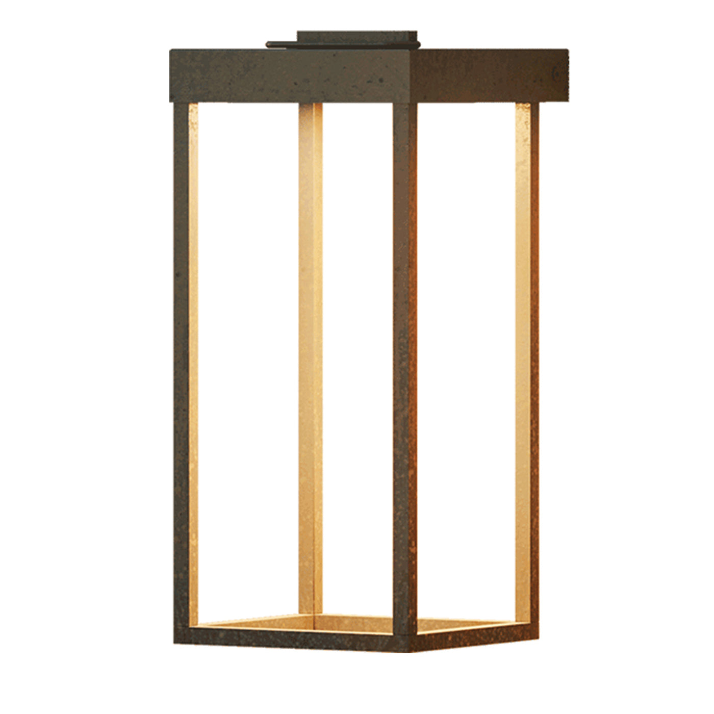 Lanterne Slim Brass Outdoor Wall Lamp - Vue principale