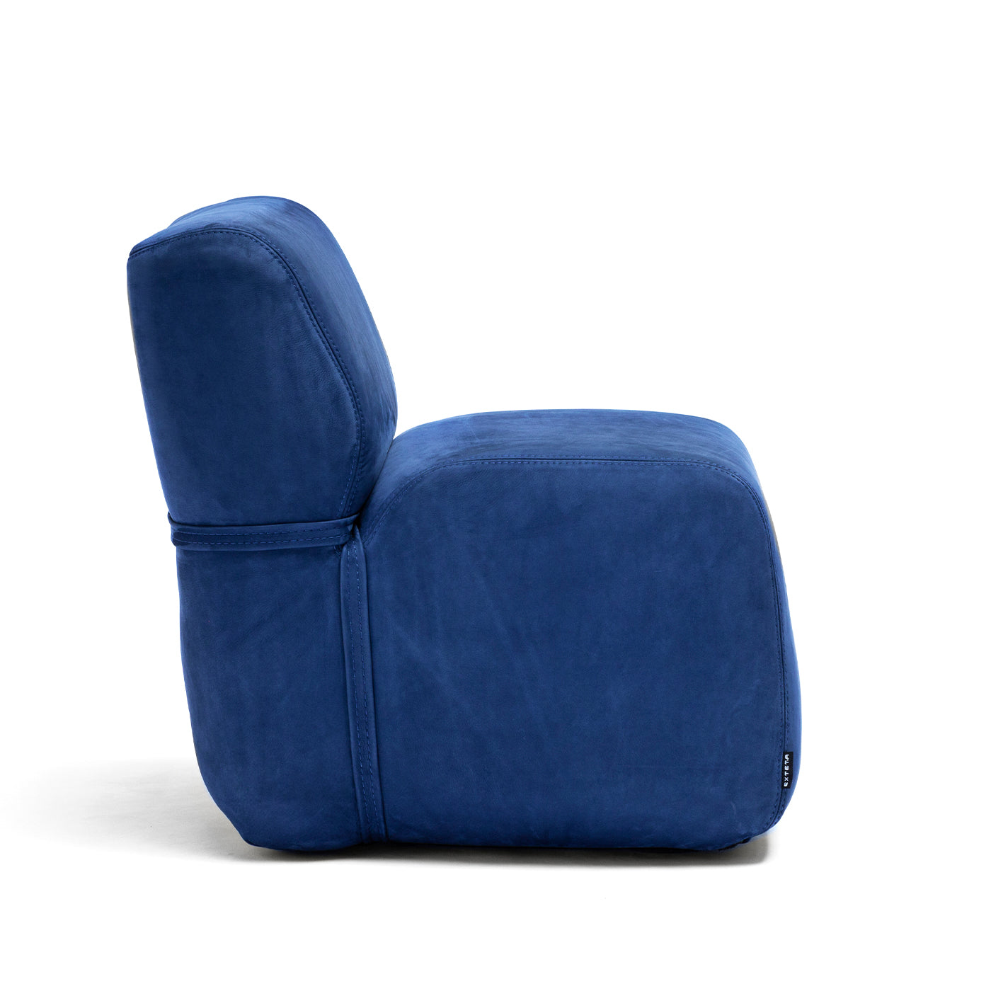 Soft Small Blue Lounge Chair - Alternative view 2