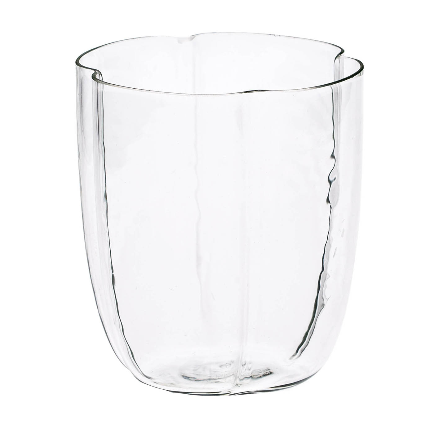 Set Of 4 Transparent Petal Water Glasses - Main view